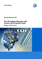 VW - SSP 465 The 1.2l 3-cylinder TDI engine